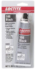 Loctite - 70ml High Performance RTV Silicone Gasket Maker - -75 to 625°F, Black, Comes in Tube - Caliber Tooling