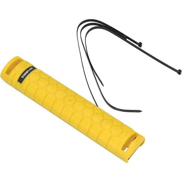 Vestil - 3" Long, Polyethylene Rack Guard - Yellow - Caliber Tooling