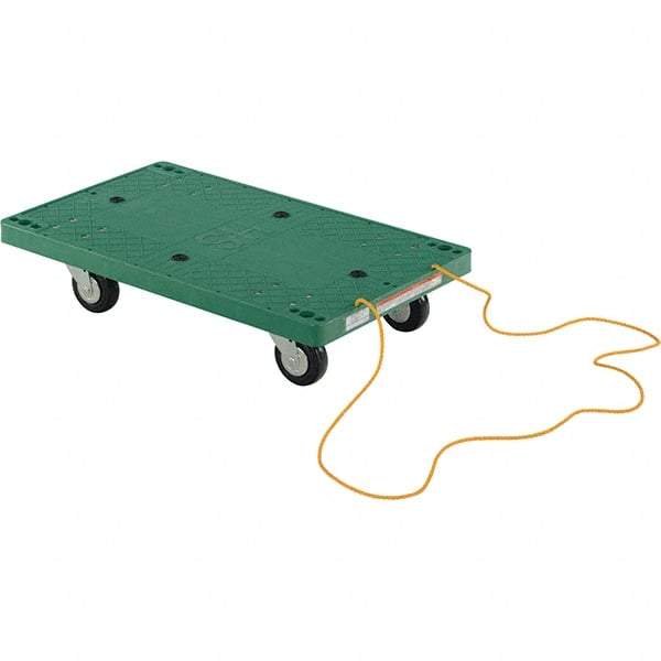 Vestil - 500 Lb Capacity Plastic Dolly - 30" Long x 18" Wide - Caliber Tooling