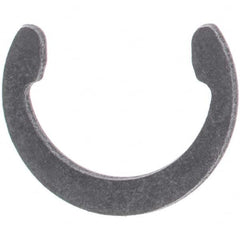 Rotor Clip - 1-3/8" Shaft Diam, 1.237" Groove Diam, Spring Steel External C Style Retaining Ring - Exact Industrial Supply