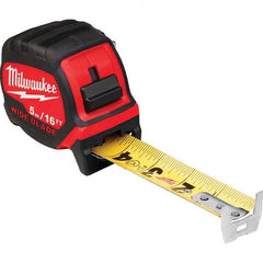 Milwaukee Tool - 16' x 1-5/16" Yellow/Black Blade Tape Measure - Caliber Tooling