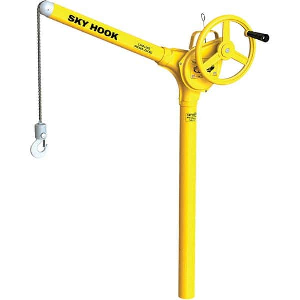 Sky Hook - 500 Lb Steel Lifting Hook Crane - Caliber Tooling