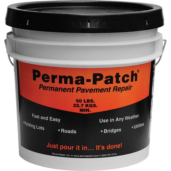 Perma-Patch - Drywall & Hard Surface Compounds Type: Permanent Asphalt Patch Material Color: Black - Caliber Tooling