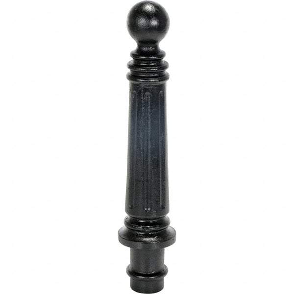 Vestil - 5" Diam x 28" High, Black Iron Bollard - Caliber Tooling