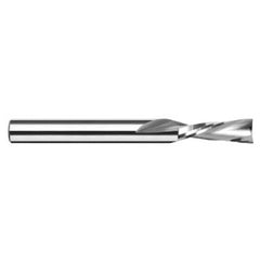 ‎End Mills for Plastics - 2 Flute - 0.0937″ (3/32″) Cutter Diameter × 0.2790″ Length of Cut Carbide Square Downcut End Mill for Plastic, 2 Flutes - Exact Industrial Supply