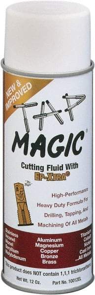 Tap Magic - Tap Magic EP-Xtra, 12 oz Aerosol Cutting & Tapping Fluid - Semisynthetic - Caliber Tooling