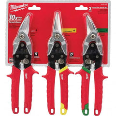 Milwaukee Tool - Snip & Shear Sets Type: Aviation Snip Set Pattern: Straight - Caliber Tooling