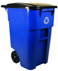 50 Gallon Brute Recycling Container with Lid - Caliber Tooling