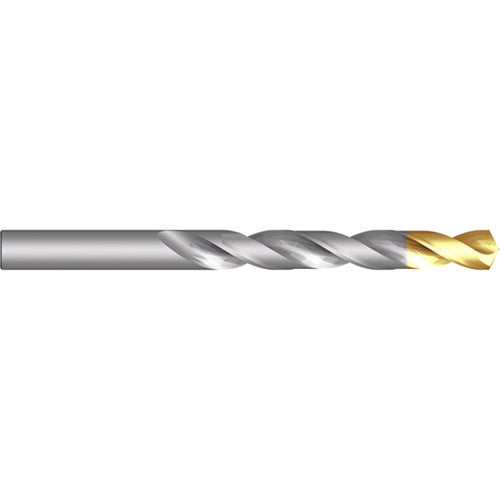 ‎31/64″ HSS Drill - 4xD - ANSI - Bright/TiN - 118 Degree Split Point E-code # A01231/64