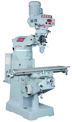 Electronic Variable Speed Vertical Mill - R-8 Spindle - 9 x 49'' Table Size - 3HP - 3PH - 440V Motor - Caliber Tooling