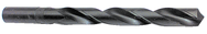 21/32 Dia. - 18 OAL - Black Oxide - HSS - Extra Long Straight Shank Drill - Caliber Tooling