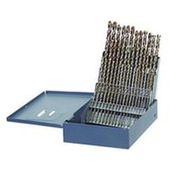 60 Pc. #1 - #60 Wire Gage Cobalt Surface Treated Jobber Drill Set - Caliber Tooling