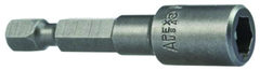 #M6N-0814-3 - 7/16" Magnetic Nutsetter - 1/4" Hex Drive - 3" Overall Length - Caliber Tooling