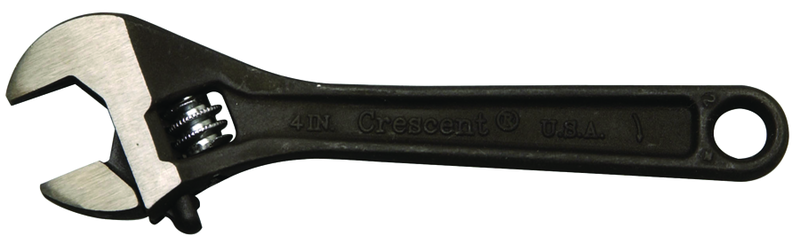 1/2" Opening - 4" OAL - Adjustable Wrench Black - Caliber Tooling