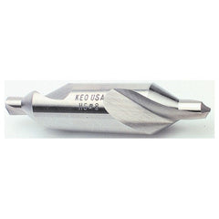 ‎#4 × 2-1/8″ OAL 60 Degree HSSCo Plain Combined Drill and Countersink Uncoated - Caliber Tooling