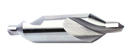 Size 7; 1/4 Drill Dia x 3-1/4 OAL 60° M42 Combined Drill & Countersink - Caliber Tooling