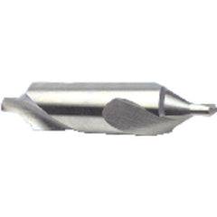 #2 × 2″ OAL 60 Degree Carbide Plain Combined Drill and Countersink Uncoated - Caliber Tooling