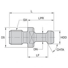 RK32114 RETENTION KNOB - Caliber Tooling