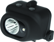 NSP-4606BC Dual-Light™ Headlamp with Hard Hat Clip and Mount - Caliber Tooling