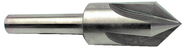 1" Size-1/2" Shank-82° 4 Flute Machine Countersink - Caliber Tooling