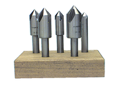 5 pc. HSS 82 Degree Countersink Set - Caliber Tooling