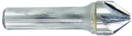 3/4" Size-1/2" Shank-100°-Carbide 6 Flute Chatterless Countersink - Caliber Tooling