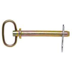 1/2″ × 4 1/2″ Hitch Pin with Clip, Yellow Chromate - Caliber Tooling