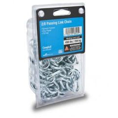 3/16" GRADE 30 PROOF COIL CHAIN 10' - Caliber Tooling