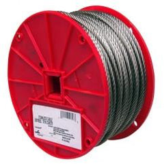 1/8" 7X7 TYPE 304SS CABLE 250 FEET - Caliber Tooling