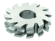 1/2 Radius - 4-1/8 x 1-9/16 x 1-1/4 - HSS - Concave Milling Cutter - 10T - TiN Coated - Caliber Tooling