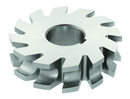 5/8 Radius - 4-1/2 x 1-7/8 x 1-1/4 - HSS - Concave Milling Cutter - 10T - TiN Coated - Caliber Tooling