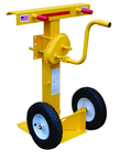 Heavy Duty Trailer Stabilizing Jacks - #CH-BEAM-SN - Includes reflective collar - 16" solid foam wheels - Hand crank operation - Caliber Tooling