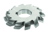 1/2 Radius - 4-1/4 x 3/4 x 1-1/4 - HSS - Left Hand Corner Rounding Milling Cutter - 10T - TiAlN Coated - Caliber Tooling