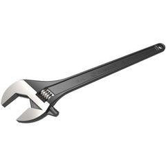 15" FINISH TAPERD HANDLE ADJ WRENCH - Caliber Tooling