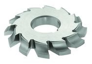 3/4 Radius - 4-1/2 x 1-1/8 x 1-1/4 - HSS - Right Hand Corner Rounding Milling Cutter - 10T - TiN Coated - Caliber Tooling