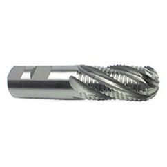 1-1/2" Dia. - 4-1/2" OAL - TiCN M42 - Roughing - Ball End SE EM 6 FL - Caliber Tooling