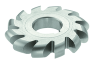 3/32 Radius - 4 x 3/16 x 1-1/4 - HSS - Convex Milling Cutter - Large Diameter - 22T - TiN Coated - Caliber Tooling