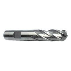 1" Dia. - 7-1/2" OAL - HSS - Ball End SE EM - 4 FL - Caliber Tooling