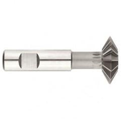 1" x 5/16 x 1/2 Shank - HSS - 60 Degree - Double Angle Shank Type Cutter - 12T - Uncoated - Caliber Tooling