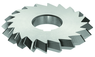 6 x 1-1/4 x 1-1/4 - HSS - 90 Degree - Double Angle Milling Cutter - 28T - TiAlN Coated - Caliber Tooling