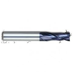 1/4" Dia. - 1" LOC - 2-3/4" OAL - 2 FL Carbide S/E HP End Mill-AlTiN - Caliber Tooling