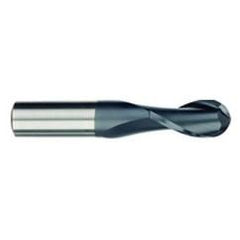 1/4" Dia. - 2-1/2" OAL - AlTiN CBD - Ball End SE EM - 2 FL - Caliber Tooling