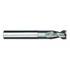 1/2" Dia. - 5/8" LOC - 3" OAL - 2 FL Carbide S/E HP End Mill-Uncoated - Caliber Tooling