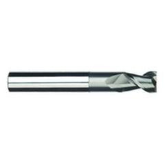 1/2" Dia. - 5/8" LOC - 6" OAL - 2 FL Carbide S/E HP End Mill-Uncoated - Caliber Tooling