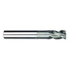 1/2" Dia. - 5/8" LOC - 6" OAL - 3 FL Carbide S/E HP End Mill-Uncoated - Caliber Tooling