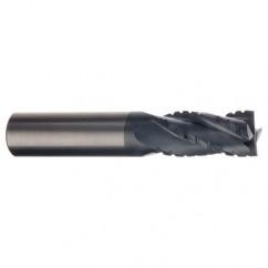 1" Dia. -  4" OAL - Carbide Roughing - End Mill-AlTiN - 4 FL - Caliber Tooling