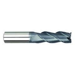 3/16" Dia. - 9/16 LOC - 2" OAL - 3 FL Carbide S/E HP End Mill-AlTiN - Caliber Tooling