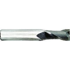 1/4 Dia. x 2-1/2 Overall Length 3-Flute Square End Solid Carbide SE End Mill-Round Shank-Center Cut-AlTiN - Caliber Tooling