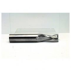 20mm Dia. x 100mm Overall Length 2-Flute Square End Solid Carbide SE End Mill-Round Shank-Center Cut-TiN - Caliber Tooling