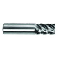 1" Dia. - 4" OAL - CBD - 60° Helix HP End Mill - 3 FL - Caliber Tooling